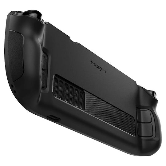 Spigen Rugged Armor Plastic Protective Case for Console Steam Deck Matte Black