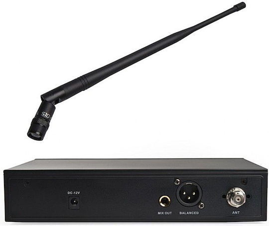 DNA VM - HEAD SET Комплект Безжично Микрофон Глава за Вокали в Черен Цвят