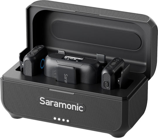 Saramonic Комплект Безжично Микрофон с Bluetooth Щипка в Черен Цвят