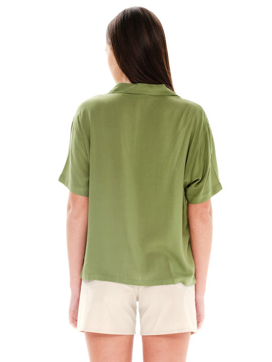 Women's Short Sleeve Shirt Green