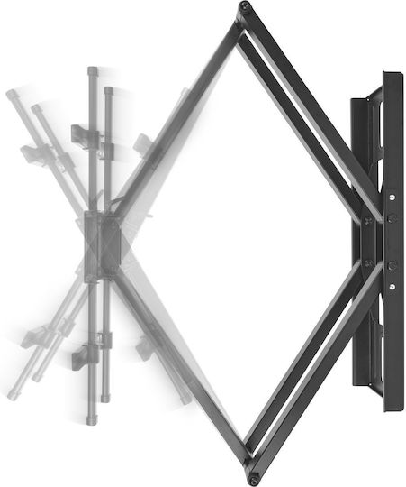 One For All WM4663 Wall TV Mount with Arm Silver