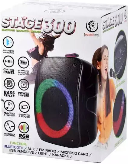 Rebeltec Ηχείο Stage 300 RBLGLO00041 Μαύρο