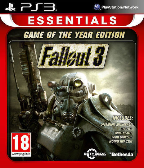 Fallout 3 (Greatest Hits) Game of the Year Edition PS3 Game