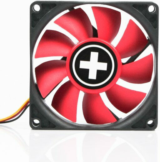 Xilence Red Wing 80 Case Fan (1500rpm / 18.61cfm) Without LED Lighting And Connection 3-Pin / 4-Pin Molex