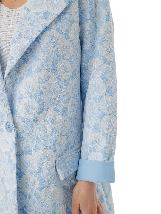 Silia D Женски Сако Light Blue skk-25-2411 (lbl)