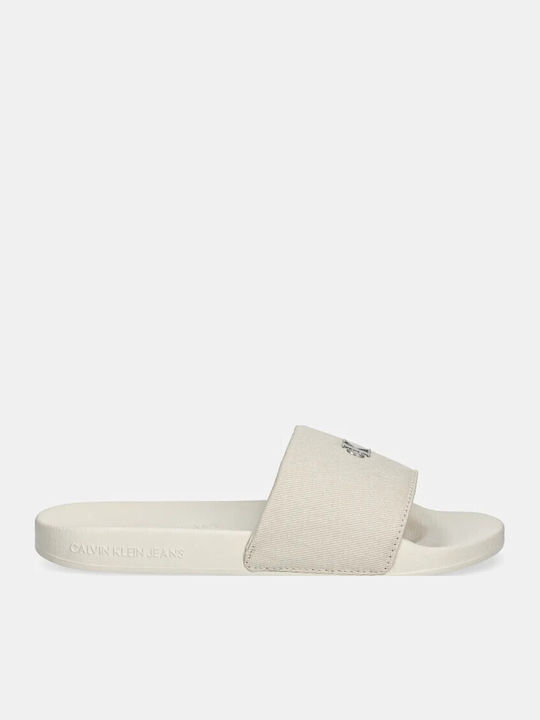 Women's Slides Beige