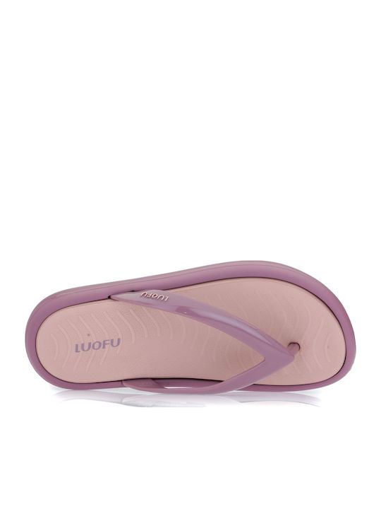 Frauen Flip Flops in Lila Farbe