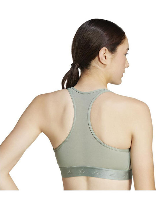 Powerreact Women's Bra without Padding Khaki