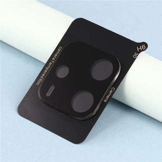 Techsuit Protecție Cameră Tempered Glass Black pentru Xiaomi Redmi Note 14 4G
