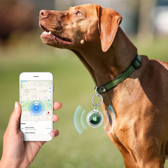 Techsuit Ct15 Калъф Силикон за AirTag в Прозрачен цвят