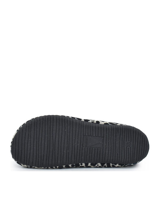 Anatomische Damen Hausschuhe Leopardo