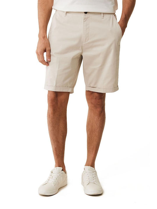 Mexx Ανδρική Βερμούδα Chino Greyish Sand