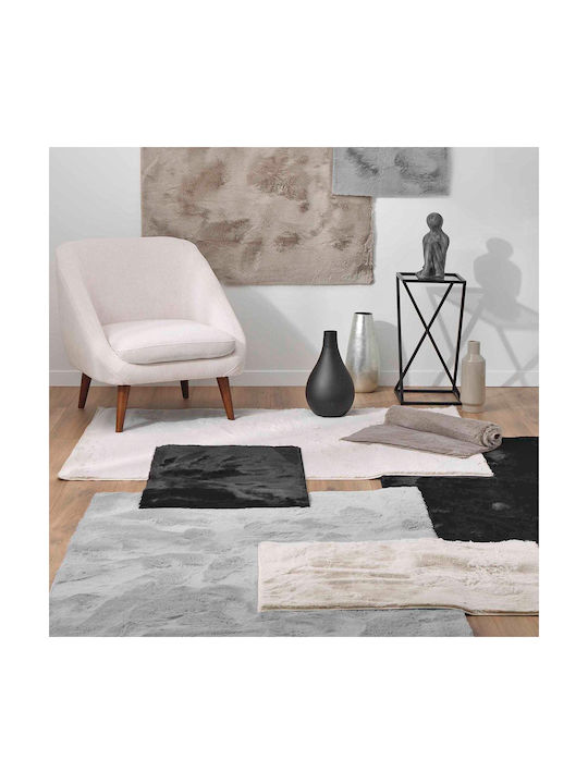 L-c Feline Χαλί Ορθογώνιο Γούνινο Taupe 60x90cm