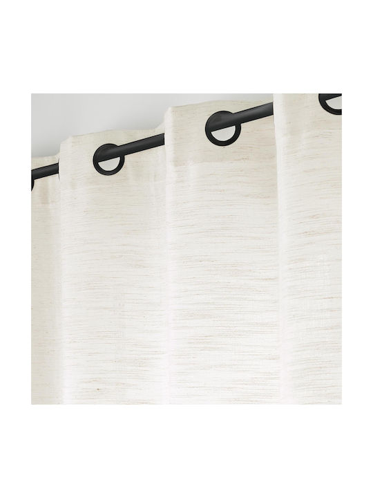 Curtain With Grommets L-c Nando Ecru 140x260cm