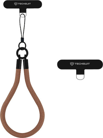 Techsuit Rope Wrist Strap2 Rws2-72 Phones Cocoa Truffle