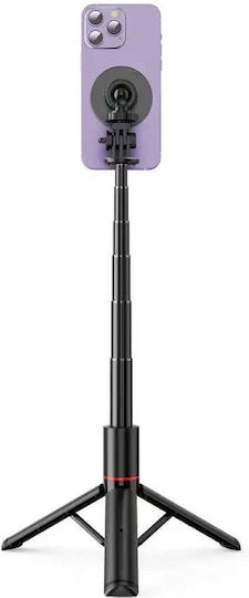 Tech-Protect L06S Selfie Stick με Bluetooth Μαύρο