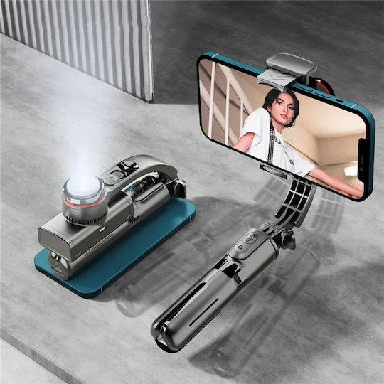 Techsuit Selfie Stick με Bluetooth / Τηλεχειριστήριο Μαύρο