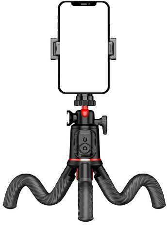 Techsuit C03 Selfie Stick με Τηλεχειριστήριο Μαύρο