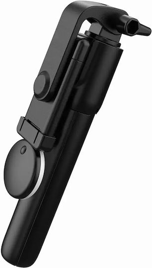 Hurtel Wh1yxs Селфи стик с Bluetooth / Дистанционно управление Черен