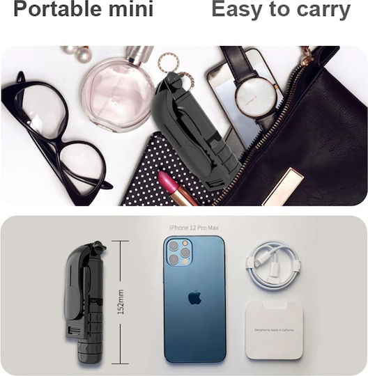 Techsuit Selfie Stick με Bluetooth / Τηλεχειριστήριο Μαύρο