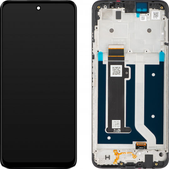 Motorola Οθόνη με Μηχανισμό Αφής και Πλαίσιο για Motorola G34 (Μαύρο)