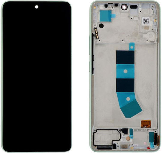 Xiaomi Οθόνη με Μηχανισμό Αφής και Πλαίσιο για Xiaomi Redmi Note 13 4G (Πράσινο)