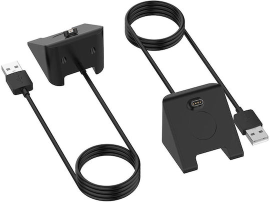 USB Table Charging and Data Cable Ladegerät für Garmin Fenix 5/5 Plus Schwarzς