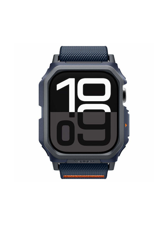 Spigen Lite Fit Pro Пластмасов Калъф Navy Blue за Apple Watch 10 46мм