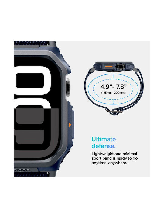 Spigen Lite Fit Pro Пластмасов Калъф Navy Blue за Apple Watch 10 46мм