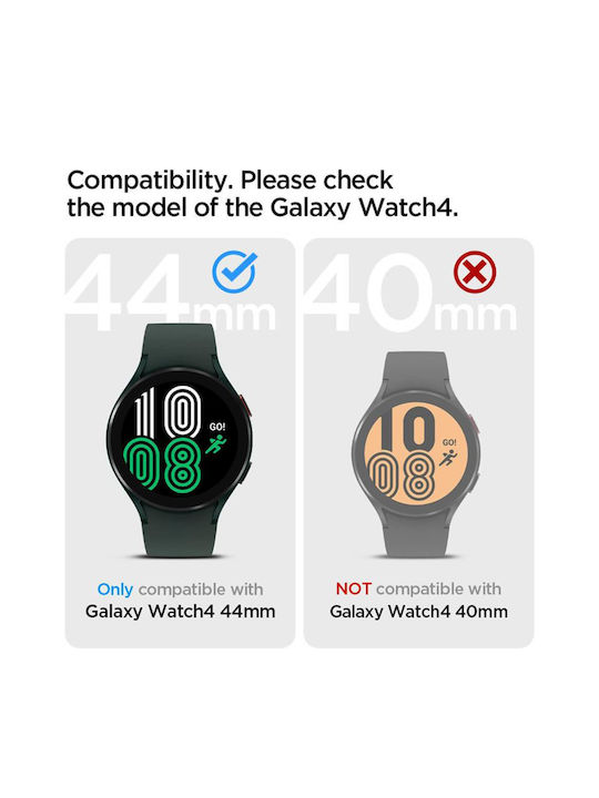 Spigen Liquid Air Silicone Case in Black color for Samsung Galaxy Watch 4 44mm