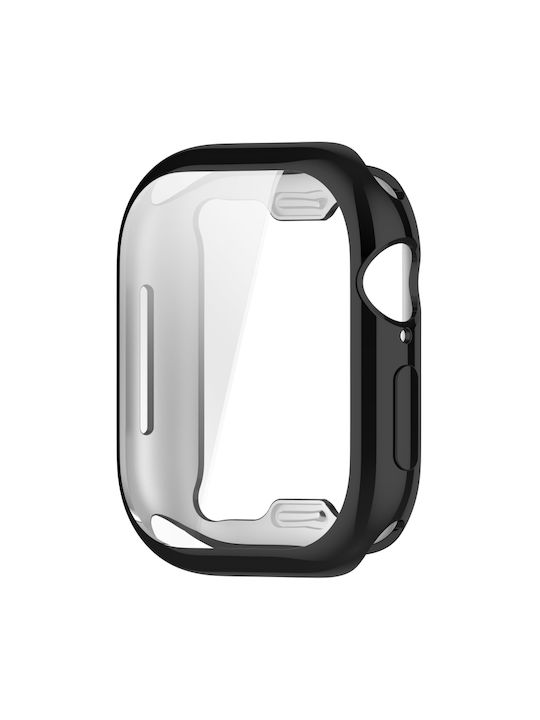 Carcasă pentru ceas Apple Watch Series 10 46mm placare TPU all-inclusive negru