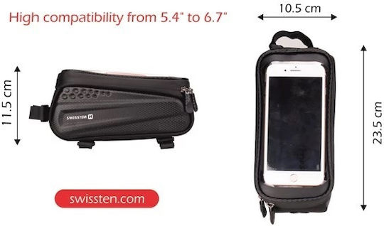 Swissten XXL Αδιάβροχη έως 6.7" Μαύρο