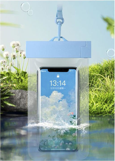 iNOS Waterproof Case up to 6.9" Transparent Lila