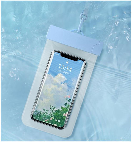 iNOS Waterproof Case up to 6.9" Transparent Lila