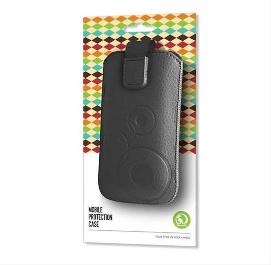 GreenGo Leather Slim Up Vinci Case Pliculeț Gri