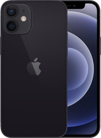 Apple iPhone 12 Mini (4GB/256GB) Black Generalüberholter Zustand B