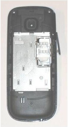 Nokia Μεσαίο Πλαίσιο Μαύρο για 2330c