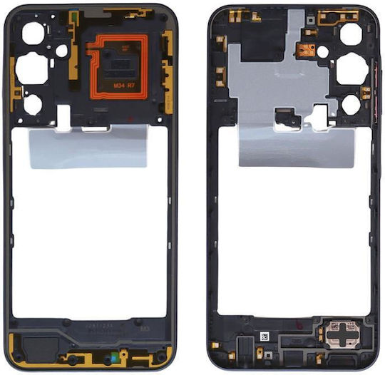 Samsung Μεσαίο Πλαίσιο Μαύρο για Galaxy A25 5G