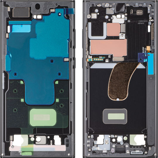 Samsung Μεσαίο Πλαίσιο Γκρι για Galaxy S23 Ultra