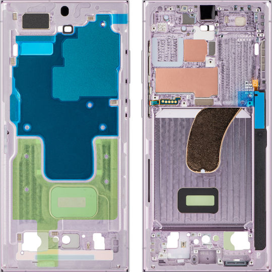 Samsung Μεσαίο Πλαίσιο Μωβ για Samsung Galaxy S23 Ultra