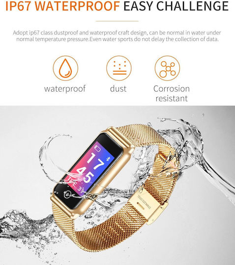 CleverBand H8 Χρυσό