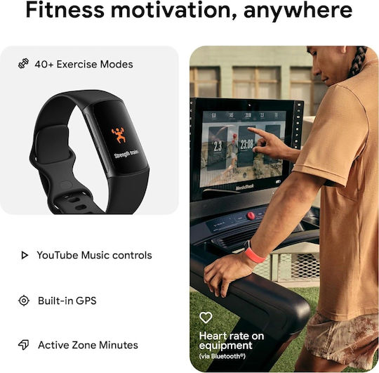 Fitbit Charge 6 Obsidian / Black Aluminum