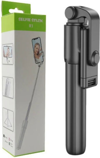 P20S Selfie-Stick Handy-Stative Bluetooth mit Aufhelllicht Schwarz