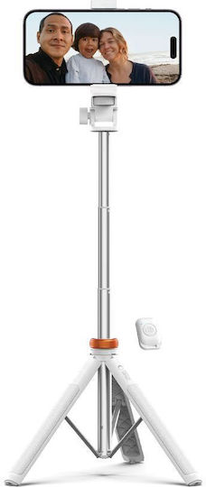 Tech-Protect L03s Selfie Stick Τρίποδο Κινητού Bluetooth Λευκό