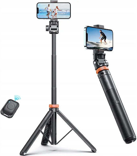 Tech-Protect L03s Selfie Stick Τρίποδο Κινητού Bluetooth Λευκό