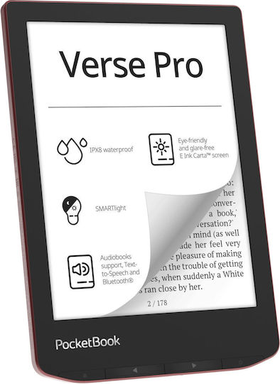 Pocketbook Verse Pro 6" (16GB) Passion Red