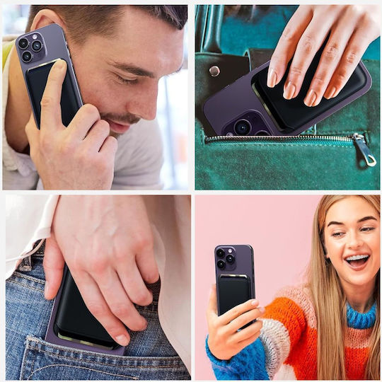 Tech-Protect MagSafe Θήκη Καρτών Magwallet σε Navy Μπλε χρώμα