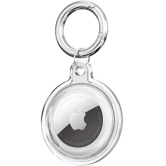 Tech-Protect Icon Θήκη Σιλικόνης για AirTag σε Διάφανο χρώμα 4τμχ