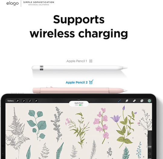 Elago Stylus Case X Monami for Apple Pencil 2 in Pink color