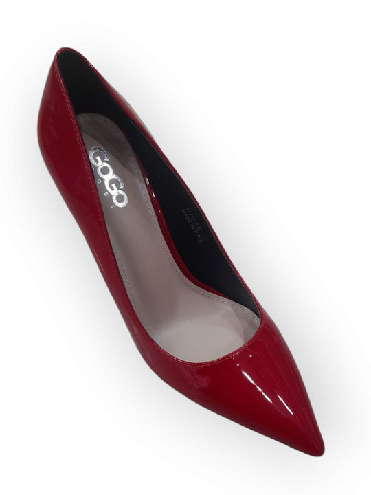 Pumps mit hohem Absatz Rot